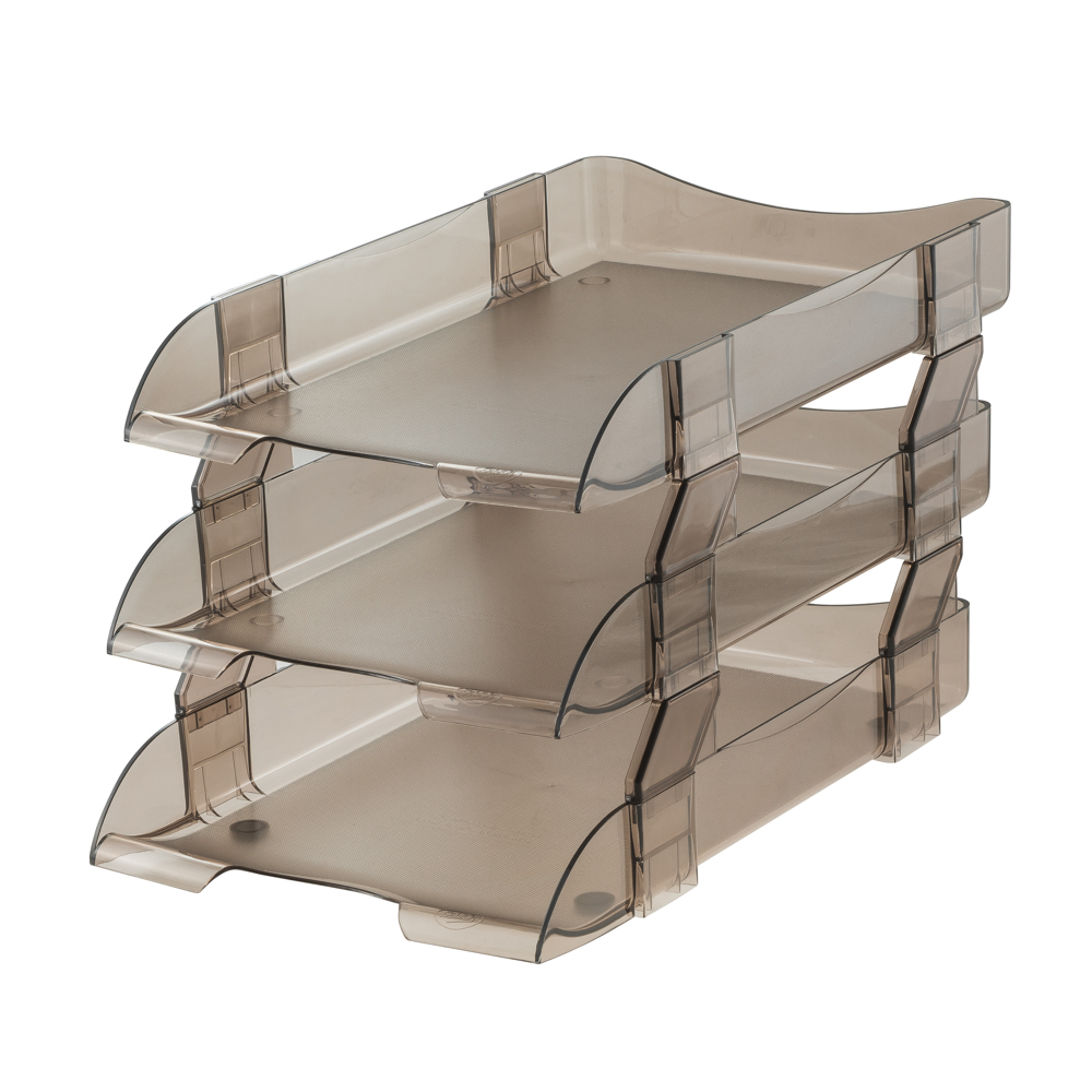 PAPELERA ACRILICA 3 NIVELES