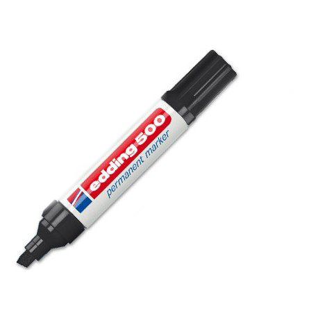 MARCADOR PERMANENTE NEGRO EDDING # 500