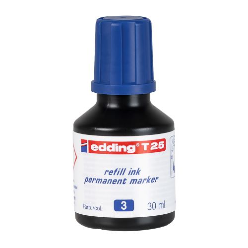 TINTA P/MARCADOR PERMANENTE AZUL T-25 30 
