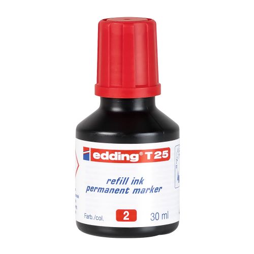 TINTA P/MARCADOR PERMANENTE ROJO T-25 30 