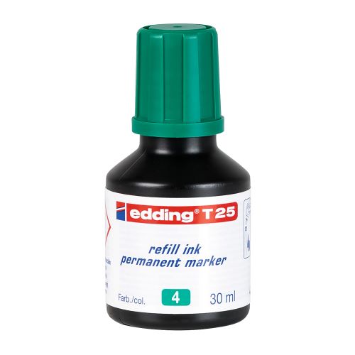 TINTA P/MARCADOR PERMANENTE VERDE T-25