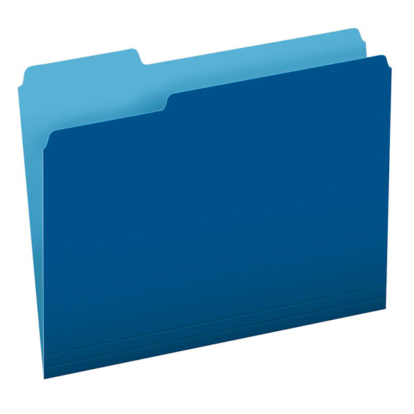 FOLDER INTERIOR CARTA PENDAFLEX AZUL