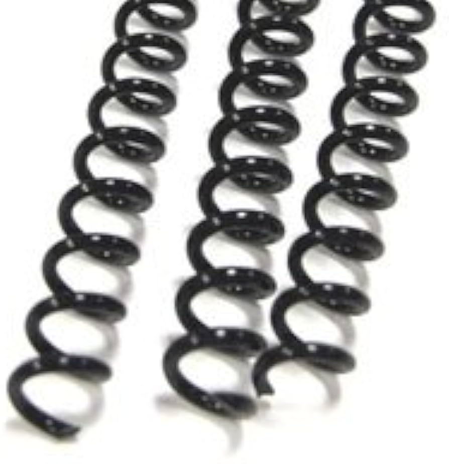 ESPIRAL PLASTICO NEGRO 1 1/8"