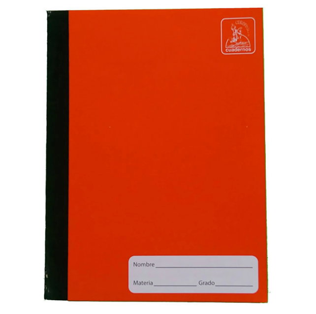 CUADERNO C/CUADROS  PASTA PLASTICA DE/100
