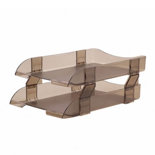 PAPELERA ACRILICA 2 NIVELES