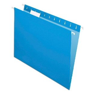 FOLDER COLGANTE CARTA CELESTE CAJA/25