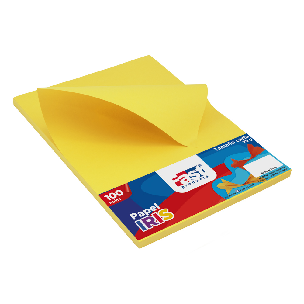 PAPEL BOND 60 GRM CARTA AMARILLO