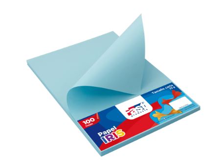 PAPEL BOND CARTA CELESTE 75 GMS P/100 (16619-C)