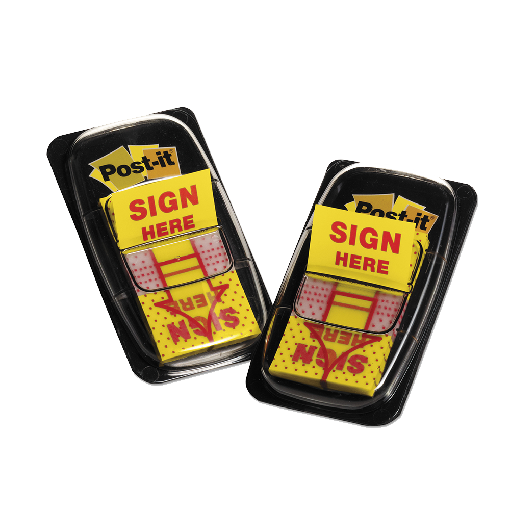 DESCONTINUADAS BANDERITAS PARA FIRMA 680-SH2 B/2