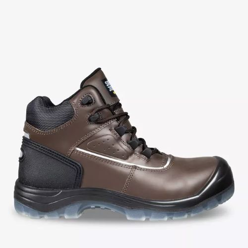 ZAPATO CON PUNTA/SEGURIDAD CAFE MARS-EH 