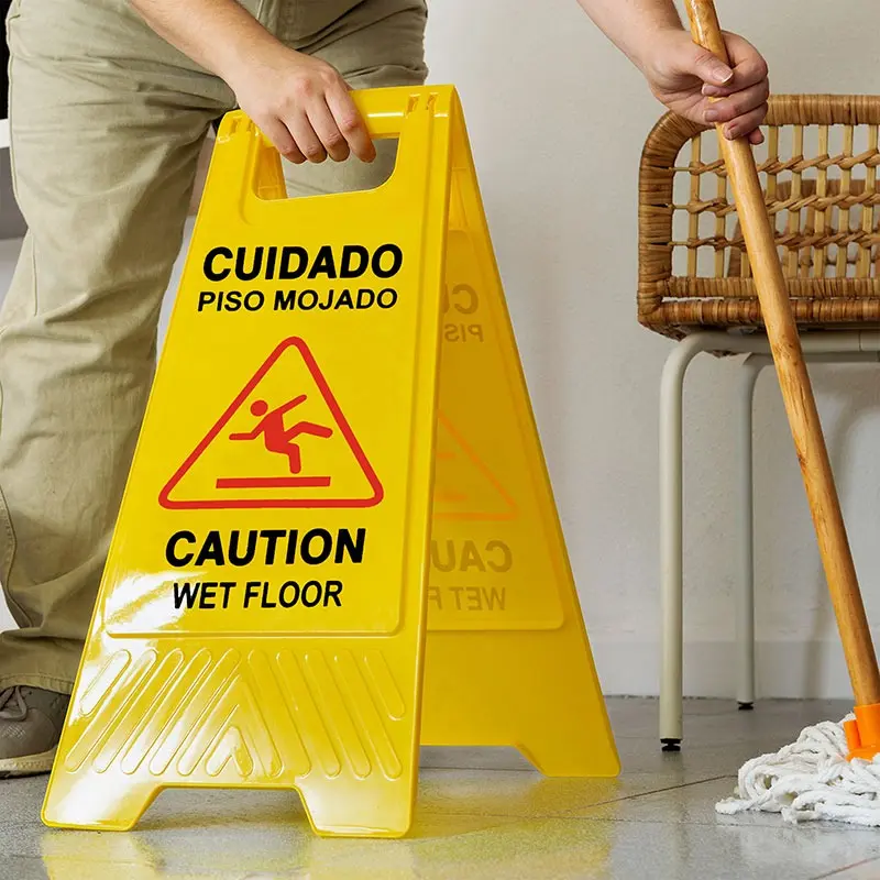 SEÑAL DE PISO DE ADVERTENCIA