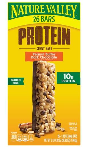BARRA NATURE VALLEY DE PROTEINA CAJA/26U