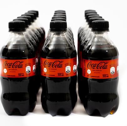 COCA COLA PET SIN AZÚCAR PAQ/18 (355 ML)