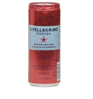 AGUA MINERAL SAN PELLEGRINO BLOOD ORANGE & BLACK RASPBERRY LATA 330ML