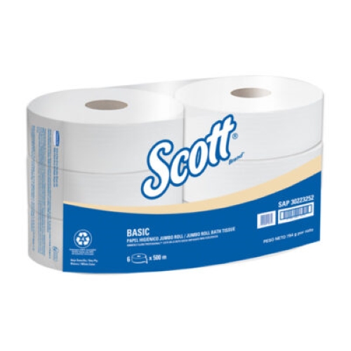 PAPEL JUMBO ROLL SCOTT 500 MTS 30223252 C/6