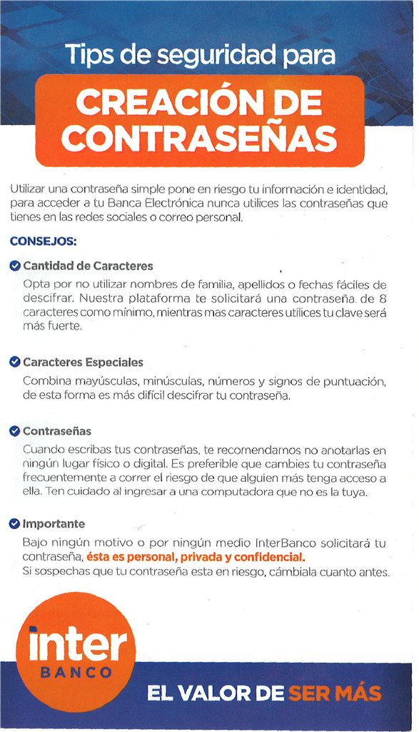 UNIFOLIAR CONSEJOS DE SEGURIDAD TC/ TD 