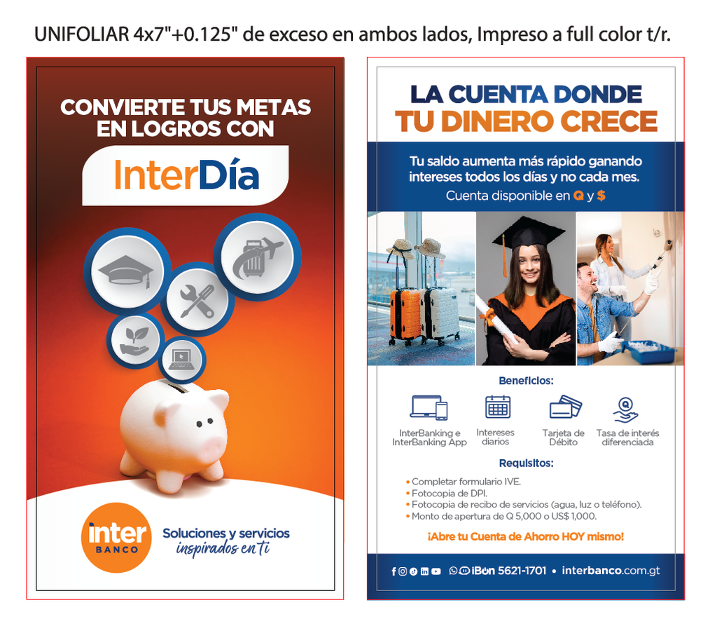 UNIFOLIAR INTERDIA INTERBANCO