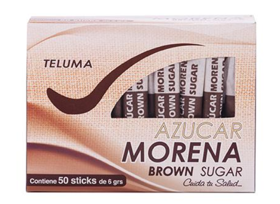 AZUCAR MORENA EN SOBRE MARCA TELUMA CAJA/50