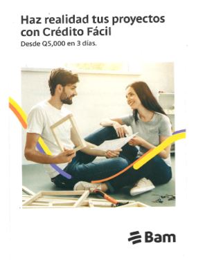 VOLANTE CREDITO FACIL 1104 P/50