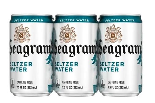 AGUA MINERAL SEAGRAM'S PAQ/6 (354ML)