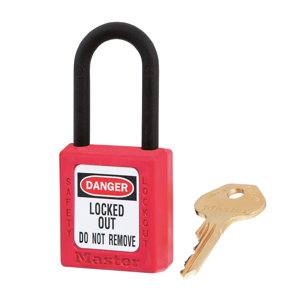 CANDADO DIELECTRICO ROJO MASTER LOCK