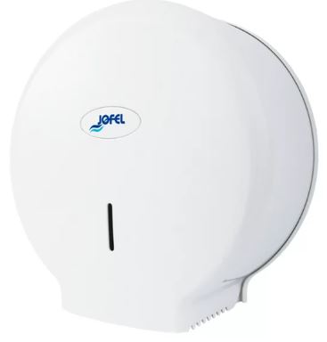 DISPENSADOR DE PAPEL ROLLO MINI BLANCO JOFEL AE59000