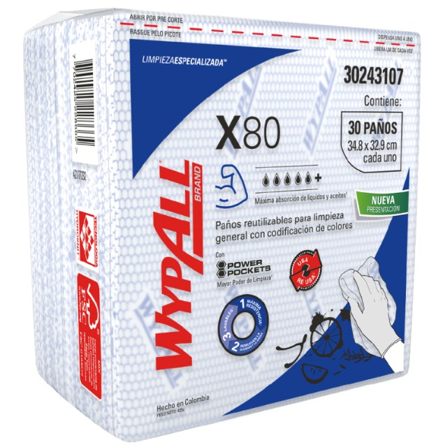 WYPALL* X-75 AZUL 28X42 CM 30210128