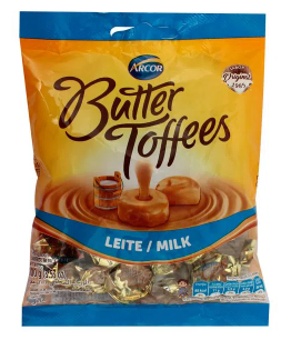 BUTTER TOFFEES CON LECHE ARCOR (100 GRS)