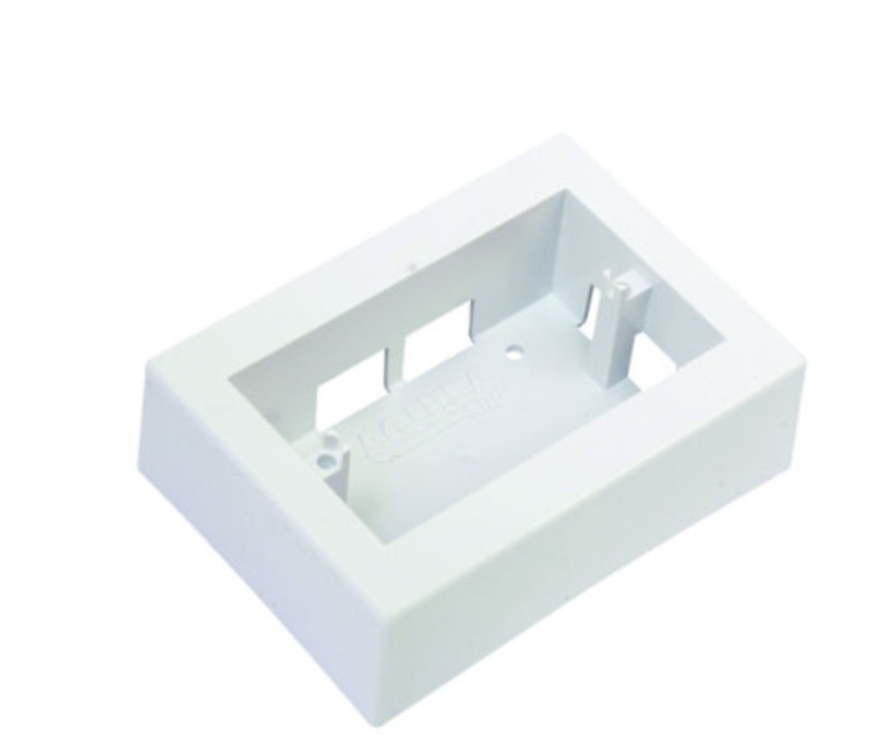 CAJA RECTANGULAR PLASTICA DE SOBRE PONER CJI42