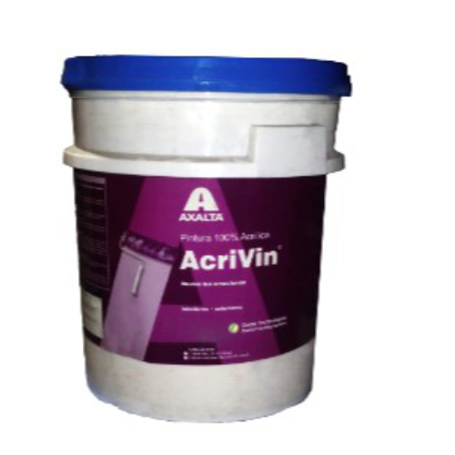 CUBETA DE PINTURA AMARILLA SATINADA 1222530