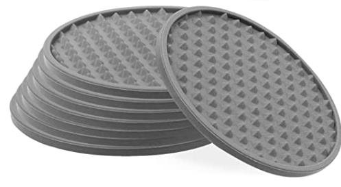 POSAVASOS DE SILICONA CON SOPORTE (6U)