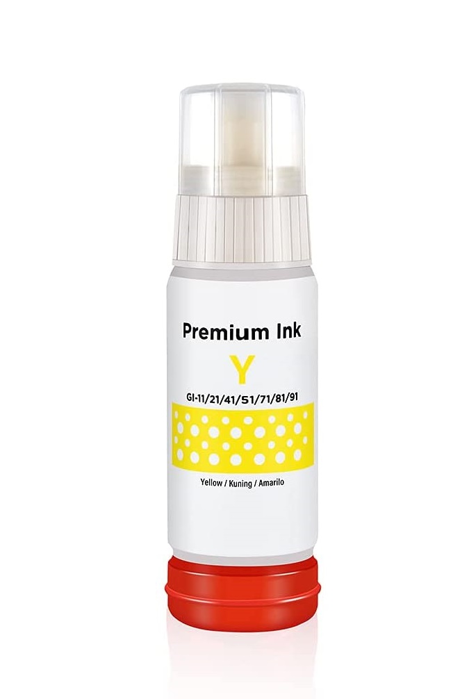 TINTA CANON GI-11 YELLOW GENERICA (70ML)