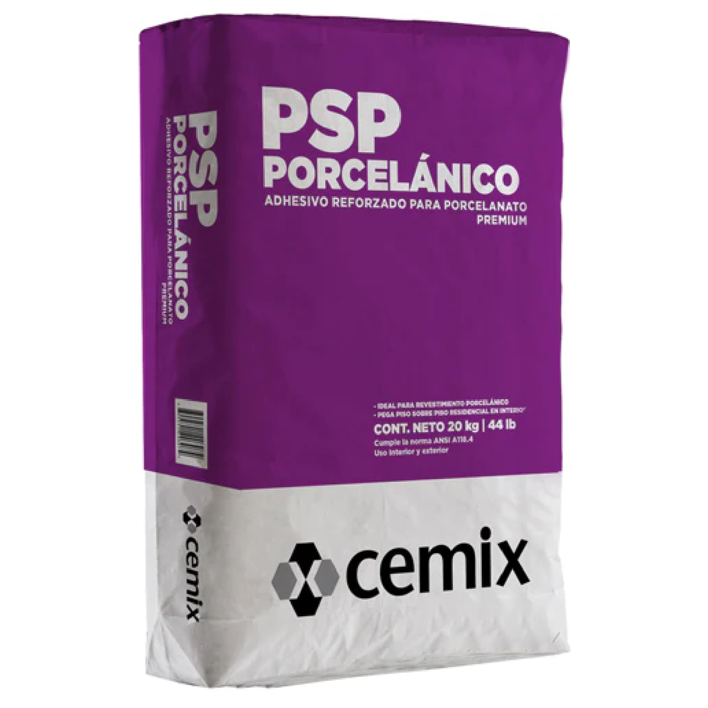 ADHESIVO PEGAMIX PSP GRIS 20KG DE CEMIX