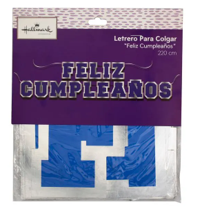 LETRERO FELIZ CUMPLEAÑOS METALICO