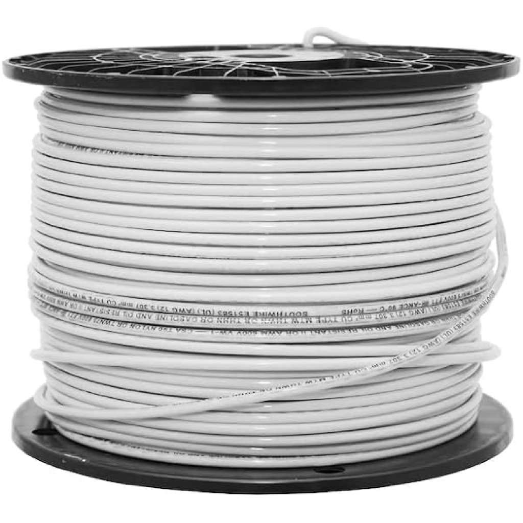 CABLE THHN BLANCO #12 BOBINA 500 MTS