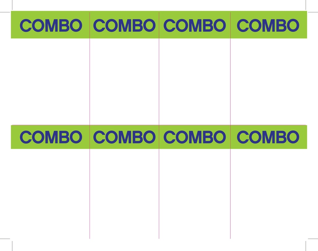 HABLADOR COMBO 1/8 DE CARTA 861072 P/100