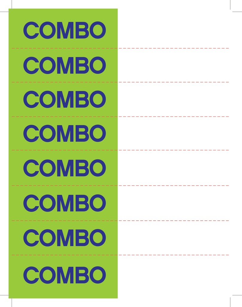 HABLADOR COMBO 1/8 VERTICAL P/100