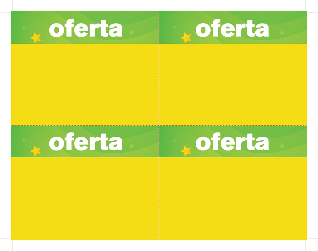HABLADOR JUGUETON OFERTA 1/4 DE CARTA HORIZONTAL 860562 P/100
