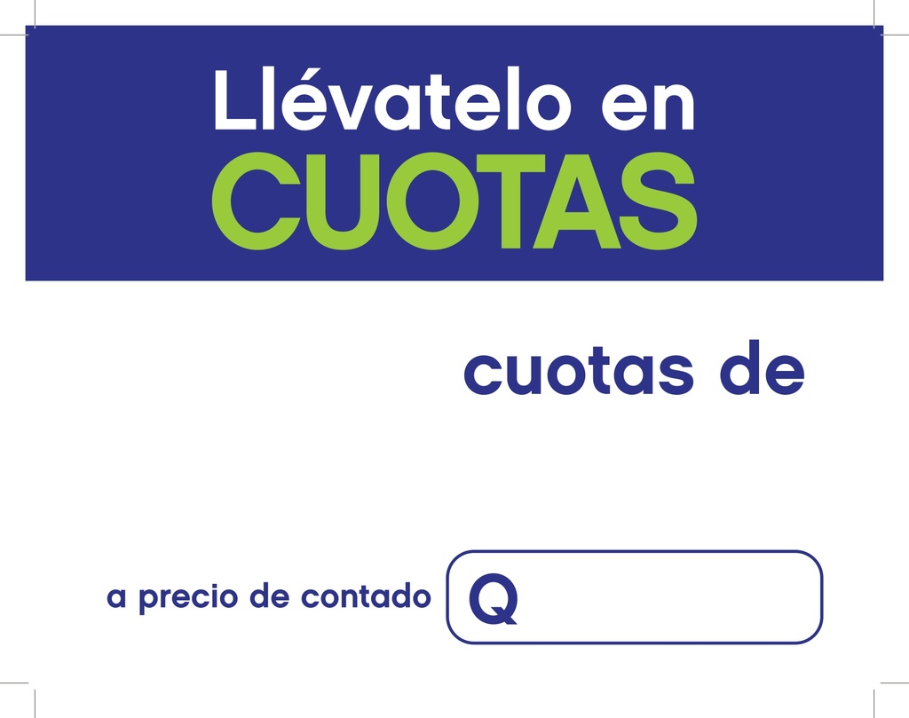 HABLADOR AZUL LLEVATELO EN CUOTAS CARTA P/100