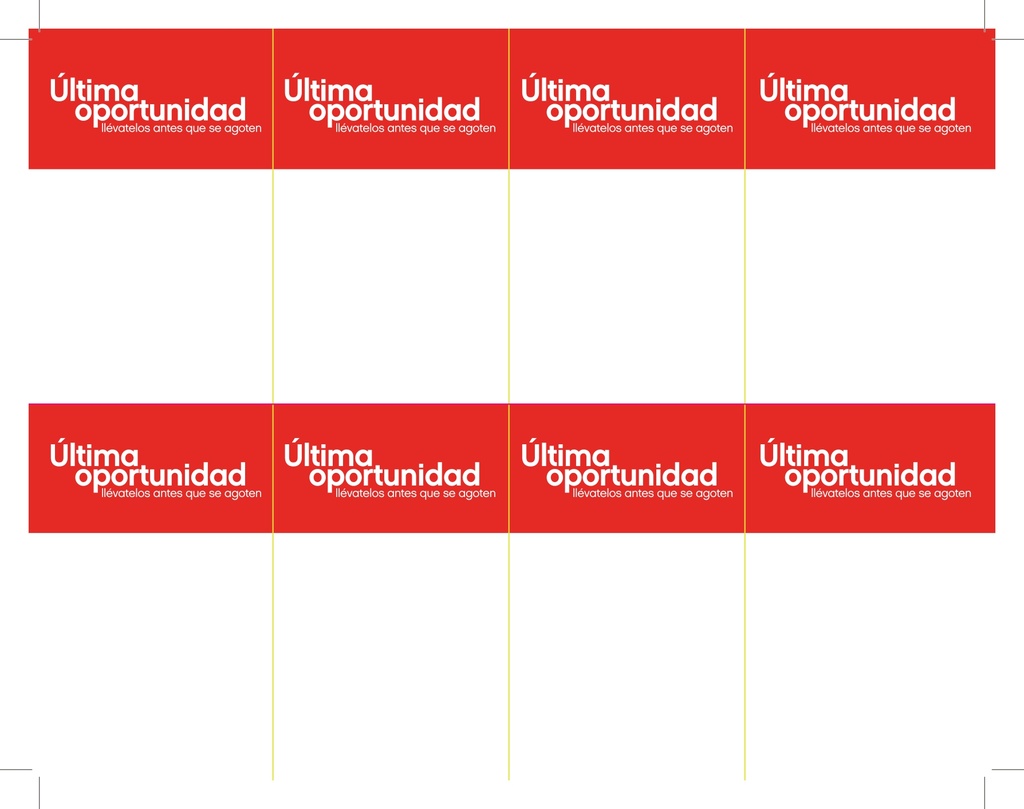 HABLADOR ROJO ULTIMA OPORTUNIDAD 1/8 LIQUIDACION P/100