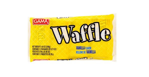 GALLETA GAMA WAFFER VAINILLA PAQUETE