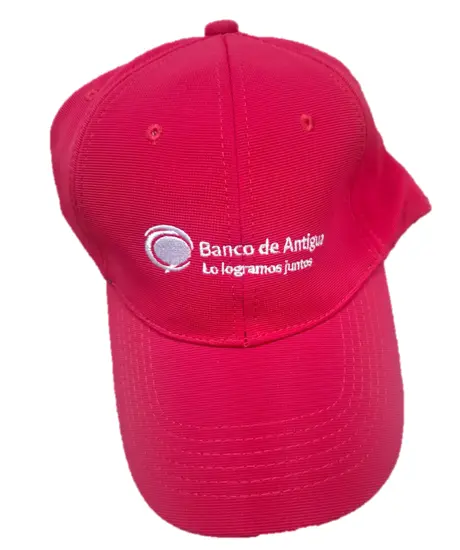 GORRA ROJA BCO DE ANTIGUA 