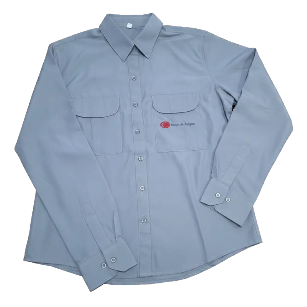  BLUSA COLUMBIA GRIS  TALLA SMALL BCO DE ANTIGUA 
