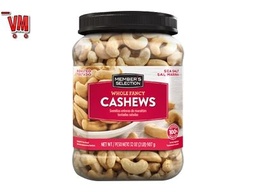 [CAF121] WHOLE CASHEWS 32 ONZ (165530)