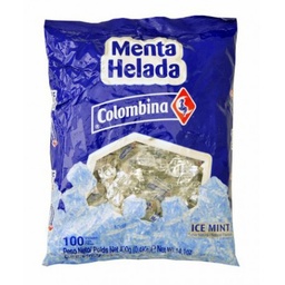 [CAF130] DULCES COLOMBINA MENTA (100 UNID)
