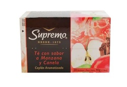 [CAF230] TE DE MANZANA CANELA SUPREMO C/20