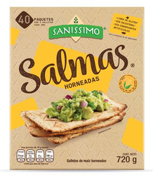 [CAF351] SANISSIMO SALMAS HORNEADAS PAQ/40