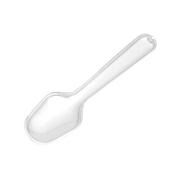 [CAF37] CUCHARITA PLASTICA SEMITRANSPARENTE 