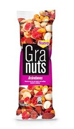 [CAF375] GRANUTS ARANDANOS 45 GMS (PAQ/12)