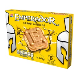 [CAF393] GALLETAS EMPERADOR VAINILLA P/6